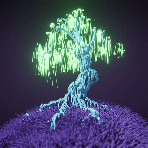 A Growing Particle Tree With Bparticles Rblender