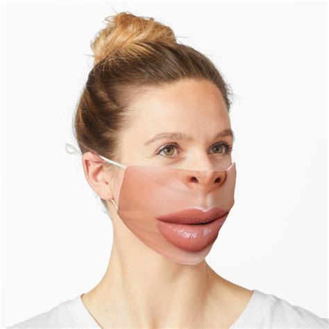 Funny Face Female Super Model Big Pouty Lips Mask For Sale By