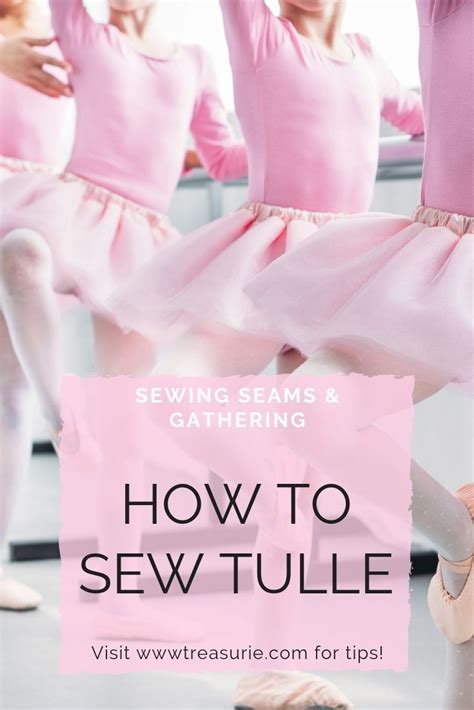 How To Sew Tulle And How To Gather Tulle Super Easy Way Treasurie Tulle Skirt Tutorial