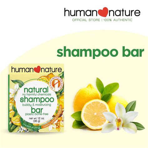 Human Nature Moisturizing Shampoo Bar 35g Shopee Philippines