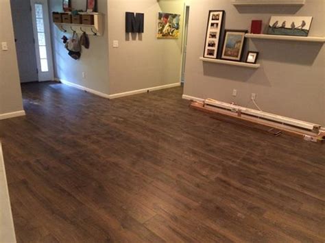 Pergo outlast plus combines two proprietary technologies into this product: Pergo Outlast+ Vintage Tobacco Oak 10 mm Thick x 7-1/2 in. W x 47-1/4 in. L Laminate Flooring ...