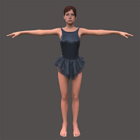 female body character 3d model