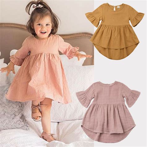 Casual Toddler Baby Infant Girl Dress Infant Girl Clothes Clothing