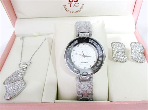 Elegant Jewellery And Watch T Set Price In Pakistan M013032 2023