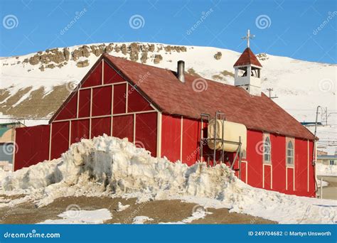 The Church At Resolute Bay Nunavut Canada Stock Photo Image Of
