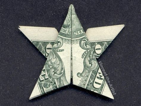 Origami Star With Money Money Origami Dollar Bill Star Folding Fold