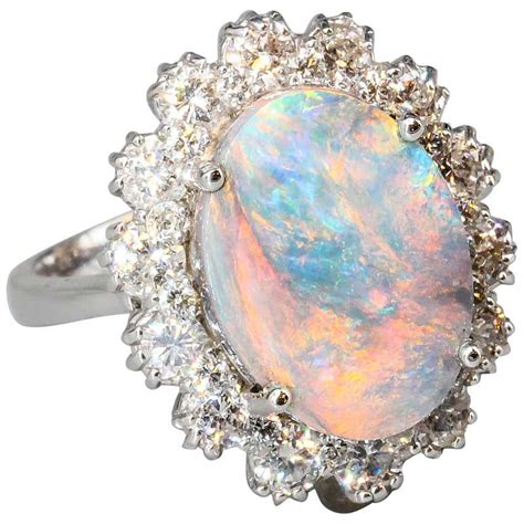 Louis Comfort Tiffany And Co Black Opal Emerald Gold Ring At 1stdibs
