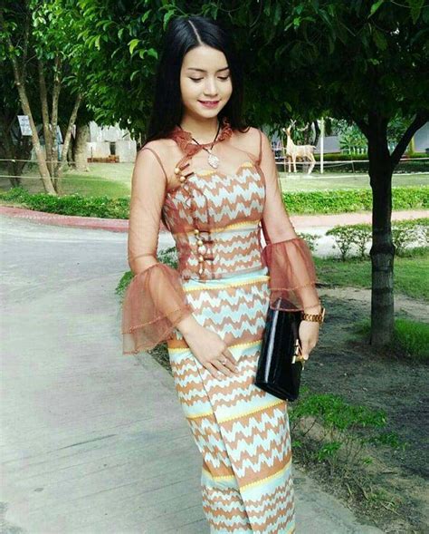 Myanmar Fashion Women Dresses Style 2017 Styles 7