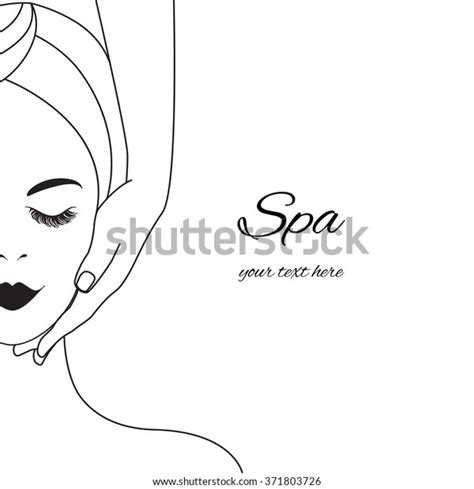 Vector Flat Design Spa Massage Beauty Stock Vector Royalty Free 371803726 Shutterstock