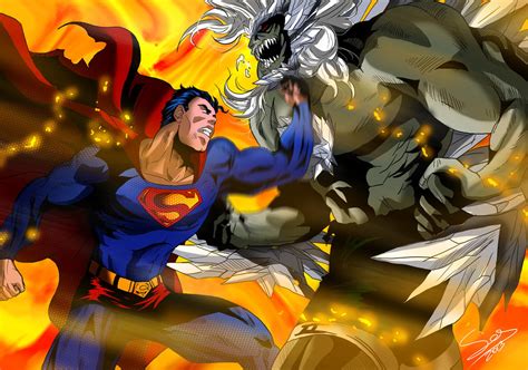 Superman And Doomsday By Sersiso On Deviantart