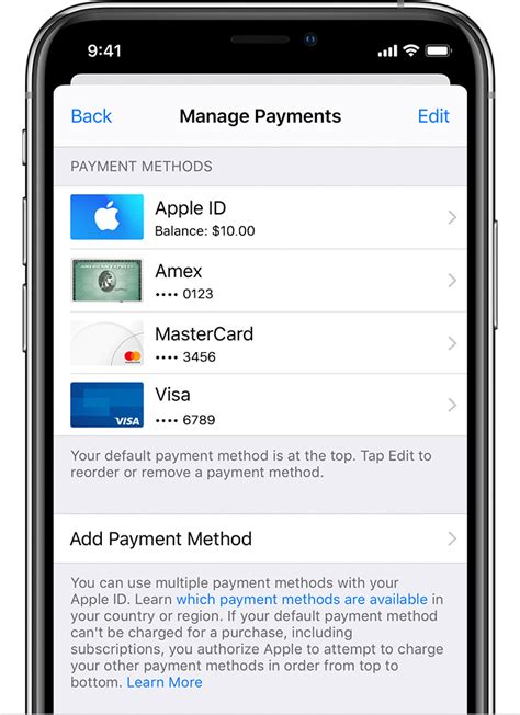 How To Change Payment Method For App Store - Change, add, or remove Apple ID payment methods - Apple Support