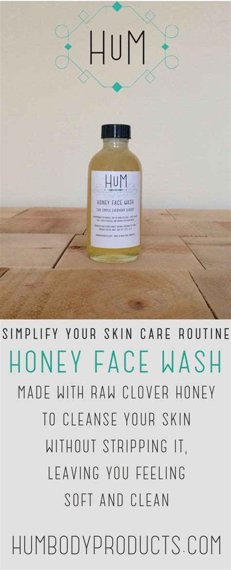 Honey Face Wash 4 Oz Natural Cleanser For Sensitive Skin
