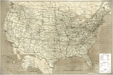 Large United States Executive Wall Map United States Of America Map