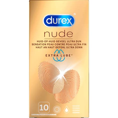 Durex Condooms Nude Extra Lube EA Etos