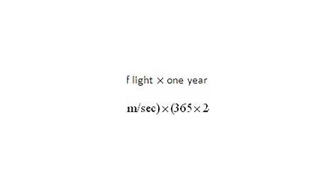 explain a light year