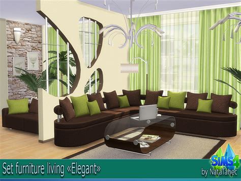Corporation Simsstroy The Sims 4 Set Furniture Living Elegant