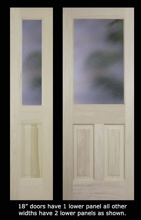 Interior Doors With Textured Obscurity Style Glass