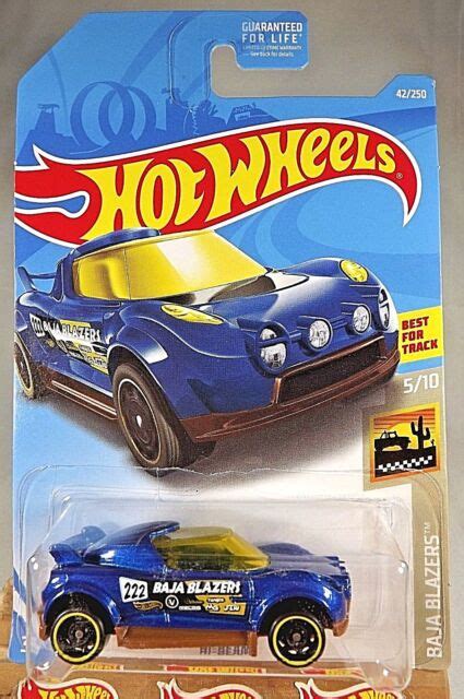 2019 Hot Wheels Baja Blazers 17 Jeep Wrangler 2 Of 10 Blue Colored For