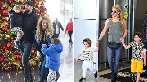 Shakira And Gerard Piques Kids 2017 Sons Milan Pique And Sasha Pique