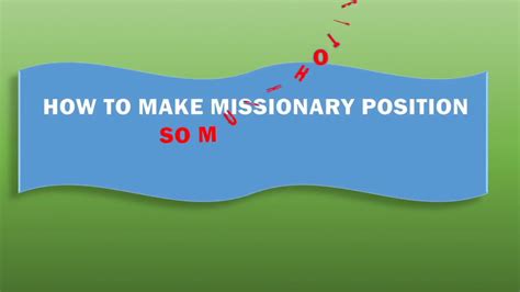 Missionary Position Diagram