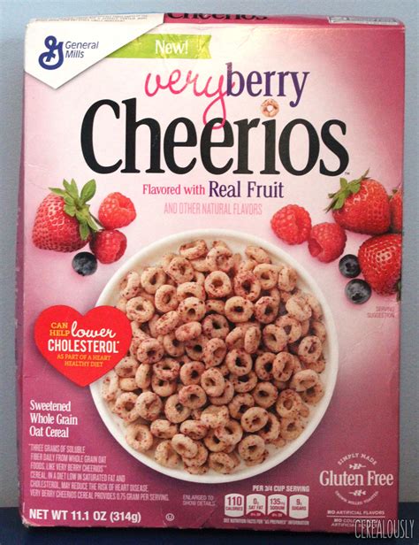 Review Very Berry Cheerios Cereal Flavored With Real Fruit