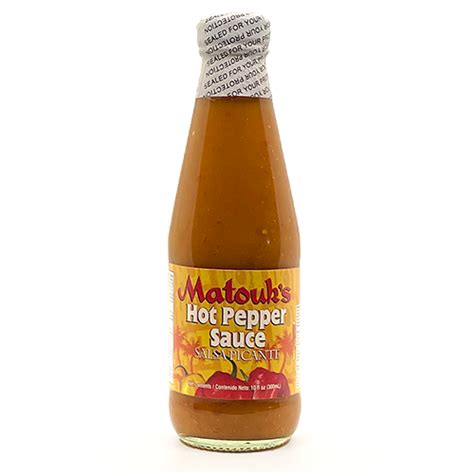 Matouks Hot Pepper Sauce 10oz First World Imports