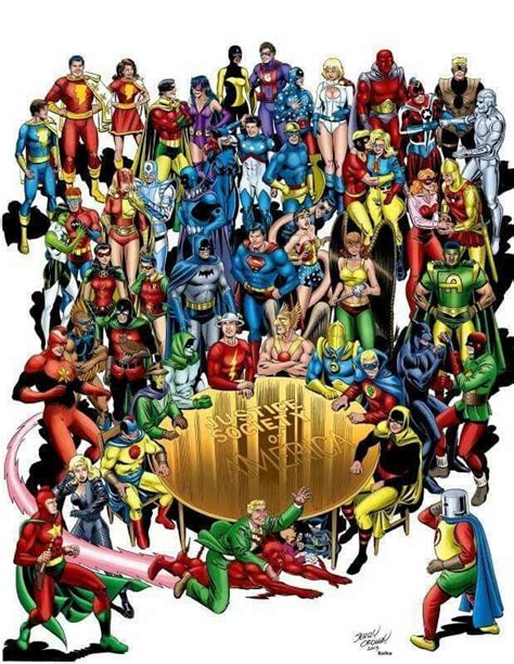 Justice Society By Jerry Ordway Dc Comics Heroes Comics Dc Comics Characters