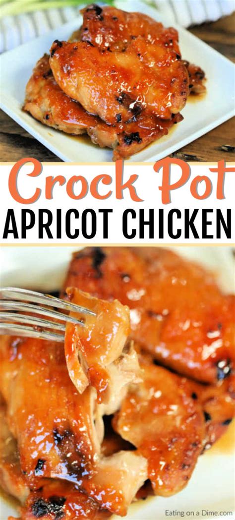 4 easy and affordable chicken crock pot recipes! Crock Pot Apricot Chicken Recipe - The Best Apricot ...