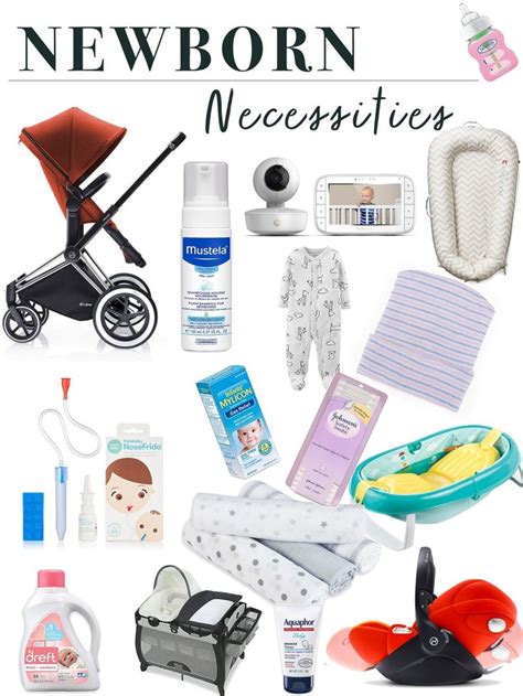 Newborn Necessities Newborn Necessities Newborn Necessities List