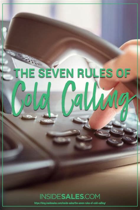 The Seven Rules Of Cold Calling Cold Calling Rules Infographic Vrogue