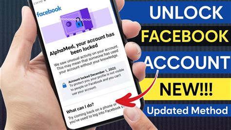 How To Unlock Facebook Account Without Learn More And Get Started Option