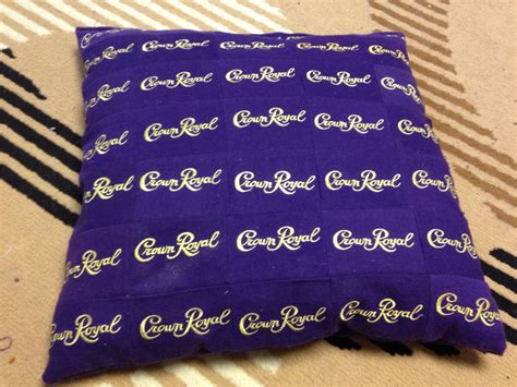 Crown Royal Bags Used To Make This Pillow For My Couch Crown Royal