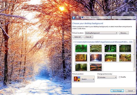Download Tranquil Forest Windows 7 Theme