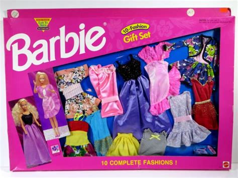 745 Nib Barbie Doll 1992 10 Complete Fashion T Set 681f Easy To