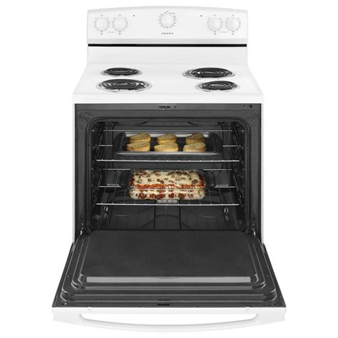 Amana Acr2303mfw30 Inch Electric Range With Temp Assure™ Cooking System