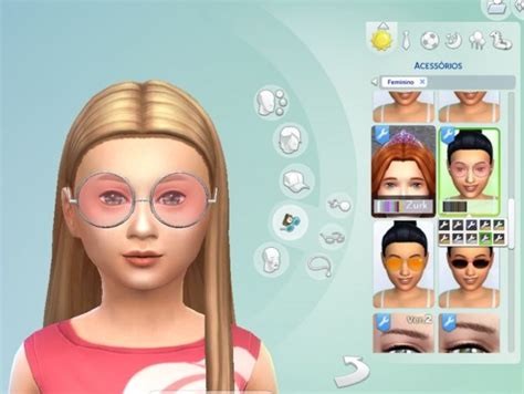 Round Large Glasses Conversion At My Stuff Sims 4 Updates