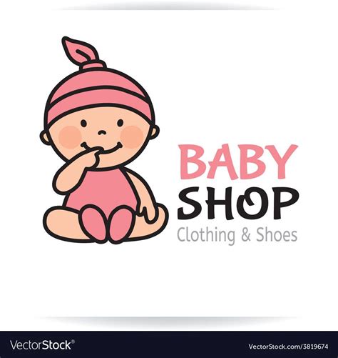 Baby Shop Logo Royalty Free Vector Image Vectorstock Sponsored