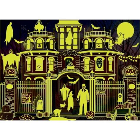 Masterpieces Piece Halloween Jigsaw Puzzle Haunted House On The