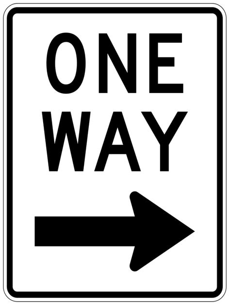 One Way Sign Clip Art Uk