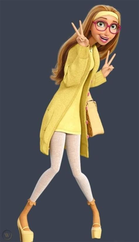 Animated Characters Girl With Glasses Anime Girl