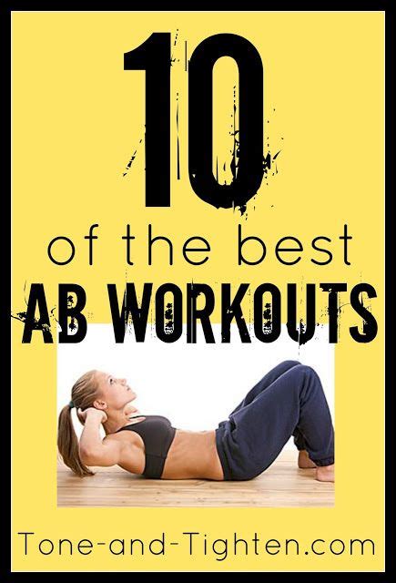 10 Of The Best Ab Workouts On Youtube Tone And Best Ab Workout Workout Abs Workout