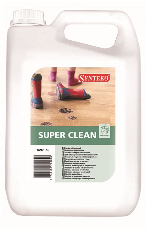 Synteko Wood Floor Cleaning Products Superclean Maintenance