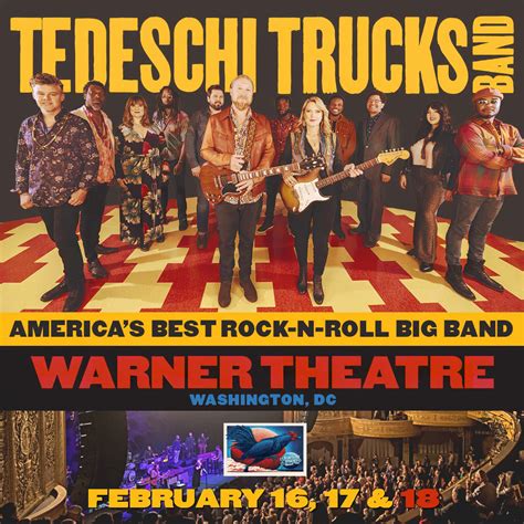 Tedeschi Trucks Band Us Tour 2023 Warner Theatre Washington Dc 2cdr Music Lover Japan