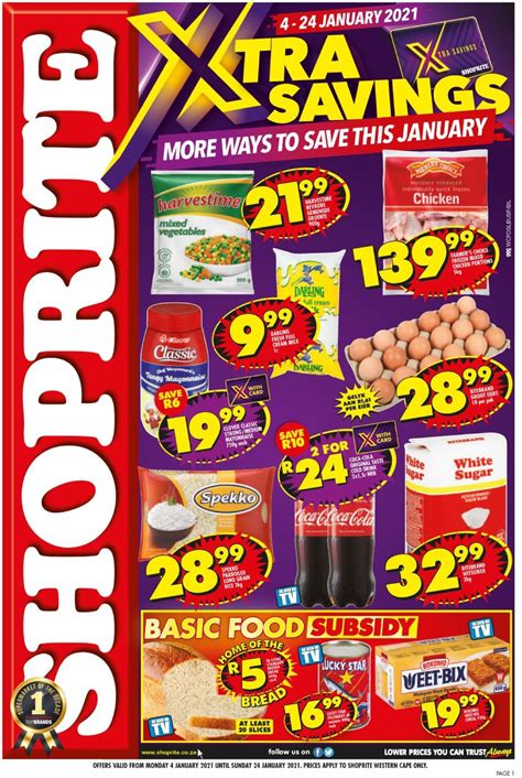 Shoprite Extra Savings This January 2020 Current Catalogue 20210104