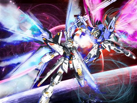 Strike Freedom And Destiny Gundam ガンダムseed ガンダム 機動戦士ガンダムseed