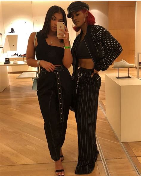 Teyana X Lori ️ 90’s Hip Hop Taylor Outfits Go Best Friend Lori Harvey Teyana Taylor Girls