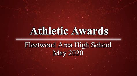 2020 Athletic Awards Ceremony Youtube