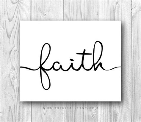 Sale Faith Handwriting Print Cursive Print Handlettering Print