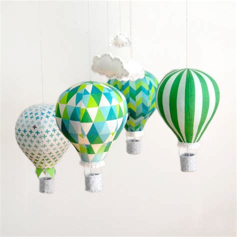 Diy Hot Air Balloon Mobile Kit Dwell Inspired Nursery