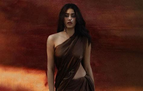 Janhvi Kapoor Shows Off Huge Nose Ring And Saree In New Photoshoot